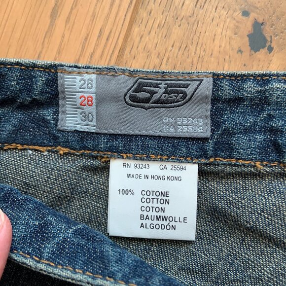 Women's Diesel Blue Jeans Vintage Retro Cool Flared Size 28 - Picture 4 of 9